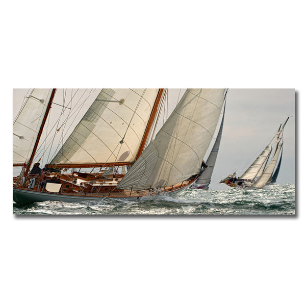 DecorumBY Sunday Sailing by Decorumby Unframed Graphic Art Wayfair